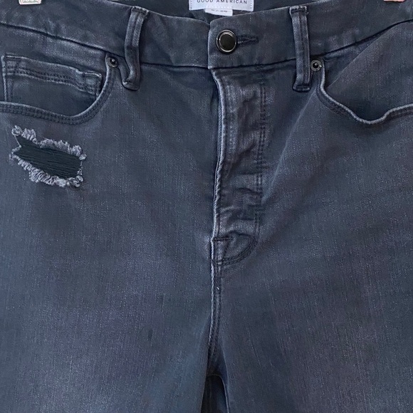 Good American High Waist Crop Skinny Jeans - Picture 5 of 15
